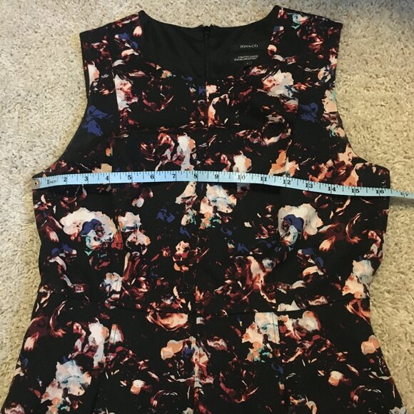 RW&CO. Box Pleated Fit & Flare Scuba Party Dress - Picture 12 of 15